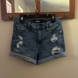 Hollister high-rise advanced stretch jean shorts